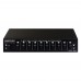 B059 Audio Switcher RCA Audio Selector 10 IN 2 OUT or 2 IN 10 OUT Lossless Bidirectional Switching