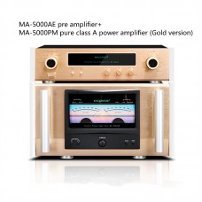 MA5000AE Pre Amplifier+ MA5000PM Power Amplifier HIFI Class Pure Class A High Power Amplifier Home 120W×2-Golden