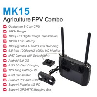 SIYI MK15 Agriculture FPV Combo 15KM RC Transmitter Receiver Image Transmission System w/ Screen