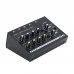  MIX800 8-Channels Mini Low Noise Sound Mixer Stereo Audio Mixer with Power Adapter