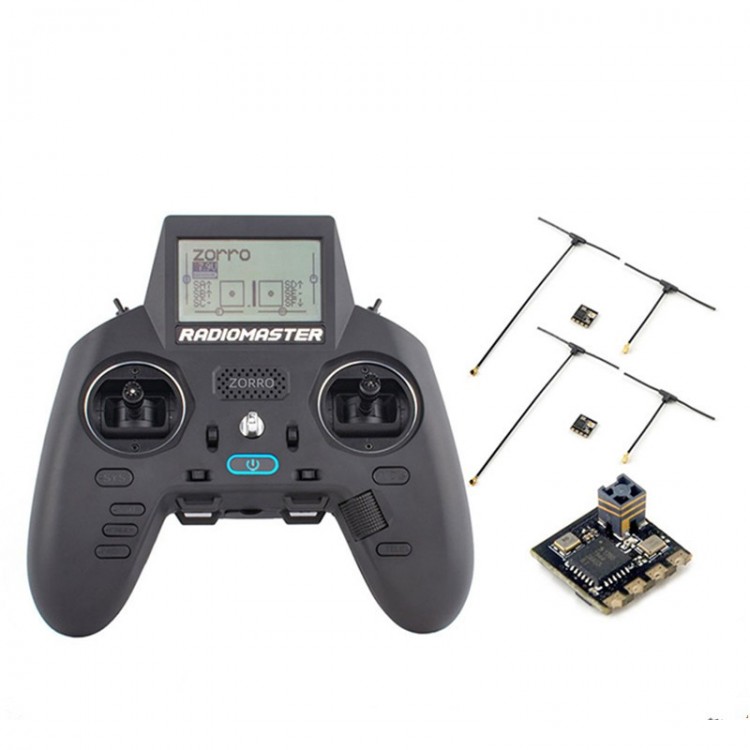 RadioMaster ZORRO Transmitter RC Plane Transmitter with Large Top LCD