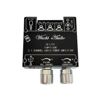 ZK-LT21 Bluetooth Amplifier Board 15W+15W+ 30W 2.1-Channel Amplifier Board Power Amp w/ Subwoofer