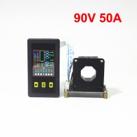VAC9005H 90V 50A Coulometer Voltage Current Capacity Meter Bidirectional Tester with 1.8" Color LCD