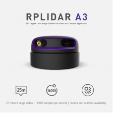 SLAMTEC RPLIDAR A3 25M/82FT Lidar Sensor Laser Range Scanner 360-Degree Scanning Used Indoor Outdoor