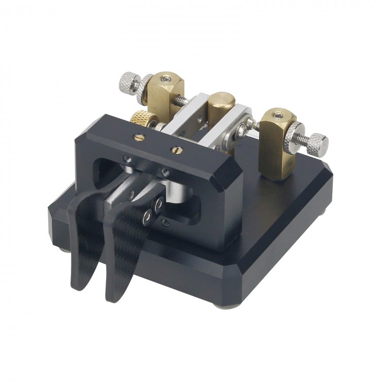 L&MAO Automatic Morse Keyer Dual-Paddle Telegraph Key CW Key (Black ...