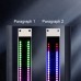 19" 120-LED Music Spectrum Display USB Voice-Activated Rhythm Light (Type 1) for 1U Audio Cabinet