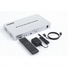 4K 3x3 Art Video Wall Controller Supports 3840x2160 HDMI USB3.0 Input for 64-Bit Win 10 System