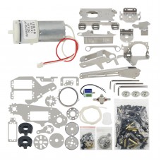6 Axis Robotic Arm Multi-DOF Manipulator Industrial Mechanical Arm DIY Kit w/ Vacuum Pump Sucker Unassembled