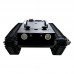 WT-200s Upgraded RC Tank Chassis Metal Track Tank Load 30KG Shock Absorber (Without Controller)