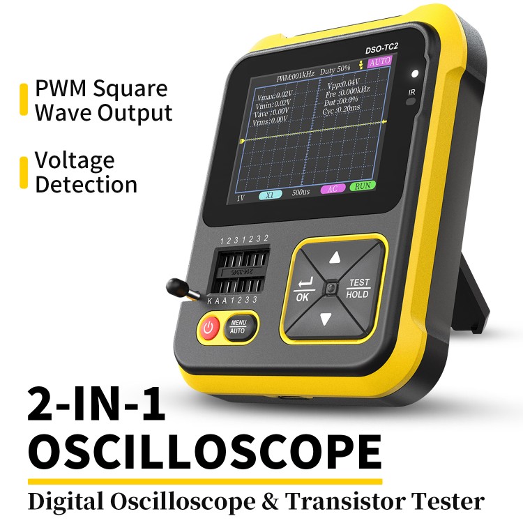 2-In-1 Digital Oscilloscope and LCR Tester DSO-TC2 (Standard Version ...