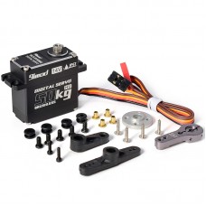 9imod 50KG 360° Digital Servo 14V HV Brushless Servo Metal Gear BLS-HV50MG for RC Car Truck Boat