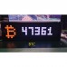 31cm Screen Digital Currency Market Display RSP8266 WS2812B Cryptocurrency Real-time Price Display-Black