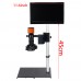 HAYEAR 24MP 2K HDMI USB Industrial Microscope Camera 150X Lens 11.6" LCD for Phone PCB Soldering