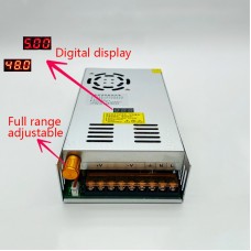 480W Adjustable DC Switching Power Supply Switch Mode Power Supply 0.28" Display (Output 0-160V 3A)