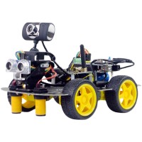 XIAOR GEEK Wifi Bluetooth Video Smart Robot Car Kit 4WD Robot Car DIY (Motherboard for Raspberry Pi 4B 4G)