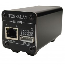 TENEALAY HDMI to RJ45 I2S Converter I2S Differential Signal to TTL Level for HIFI DAC