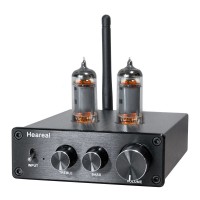Heareal L5 Tube Preamplifier Bluetooth Receiver Headphone Amp DAC with Treble and Bass Knobs