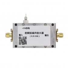 0.5-8G Broadband Low Noise Amplifier Microwave Low Noise RF Amplifier +5V Power Supply