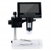 DM4 1000X 720P Portable Digital Microscope 4.3" Screen (Adjustable Stand with Clamps) for Antique Coin