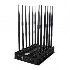 HamGeek A12-A 12-Antenna Signal Blocker for Cellphone 4G/3G/2G + WiFi 2.4G 5.8G + GPS L1 L2 L3 L4 L5