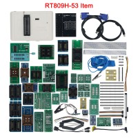 RT809H-53 Item Universal Programmer IC Programmer Practical EMMC-Nand FLASH Programmer + 53 Items