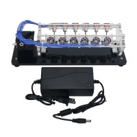 12-Coil Version Motor Model V-Shaped Electromagnet Motor Teaching Aid Toy High Speed 5V Manual DIY