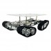 TS800S Two-Tier Tank Chassis Obstacle Crossing Robot Car Chassis Unassembled with RC Controller Kit