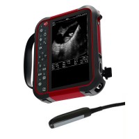GDF-K9 Waterproof Cow Veterinary Ultrasound Scanner with 8.0inch HD Display and Rectal Linear Array Probe