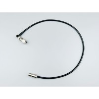 Antenna Extension Cable w/ Zero Attenuation 360° Rotatable Angle Head for PRC152 PRC148 Walkie Talkie