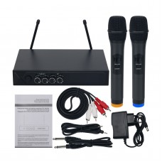 S-9 Home KTV Wireless Microphone System Cordless Microphone System w/ Sound Mixer Bluetooth Reverb