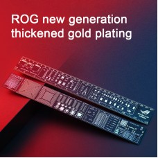 12" New Generation of PCB Ruler Thick Gold-Plated Metric Imperial Ruler for ROG Republic of Gamers