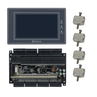 Samkoon EA-043A 4.3" HMI Touch Screen w/ FX3U-56MR PLC Control Board High-Speed PLC Controller
