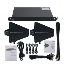 SHURE UA845 UHF Antenna Distribution System + UA874 Antenna Supporting Five Cordless Microphones