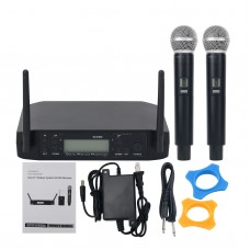 GLXD4 BETA58A UHF 640-690MHz Professional Wireless Microphone System Two Cordless Mics for Shure