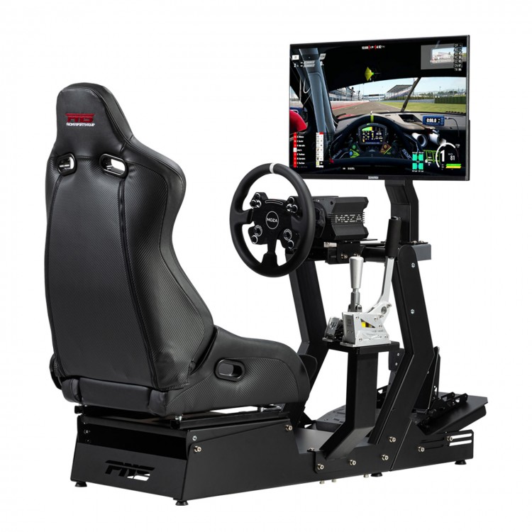 PNS GT-M Racing Simulator Cockpit Game SIM Racing Seat (Black) for MOZA ...