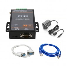 HF5111B Serial Server Industrial Serial Port Server with Accessories RS232/RS485/RS422 to Ethernet