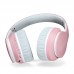 OCYCLE B6 Pink Active Noise Cancellation Wireless Bluetooth Headphone for Online Courses and Sound Insulation