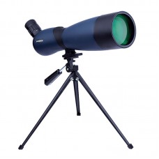 BOSSDUN 25-75x70 Zoom Monocular Telescope (Blue) with Tripod Stand for Bird Watching Hiking Travel