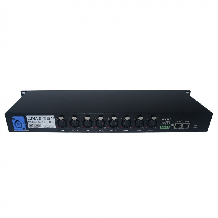 ARTNET 8-Port Ethernet DMX Node/Server 4096CH Light DMX Controller with ...