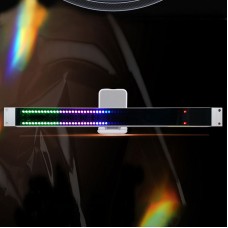 19" 1U USB Sound Control LED Music Spectrum Display Rhythm Light (Type 1) Suitable for Audio Cabinet