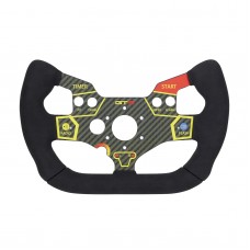 PC Racing Wheel SIM Racing Steering Wheel Suede Handle for Thrustmaster T300 Ferrari Huracan GT3