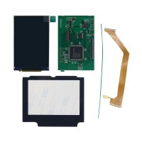 New GBA SP Highlight Brightness IPS LCD Screen for GAMEBOY ADVANCE SP Point-to-point LCD