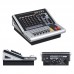 6 Channel PRO Mixer with Effects Power Mixer Bluetooth Audio Mixer for Stage Performance Conference