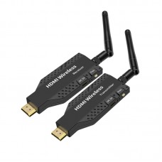 Wireless 50m Single Antenna 5.8G Wireless Transmission HDMI Extender with 1 TX and 1 RX USB Charging Version