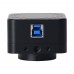 HY-800B Black HD 4K Microscope USB 2.0 Color 8 Millions Drive-free Digital Camera with 1/1.8'' Color IMX CMOS Sensor