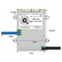 7S to 16S 80A (Peak 150A) Lithium Battery Protection Board w/ 3.8" LCD for Electric Vehicle Battery