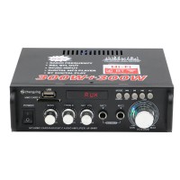 AV-298BT 300W+300W Hifi Stereo Amplifier Bluetooth Amplifier Power Amp for Loudspeaker Box Home Use