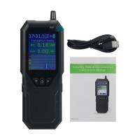 DM157 Black Handheld Nuclear Radiation Detector Ionizing Radiation Detector with Built-in High Sensitivity Cover Technology Tube