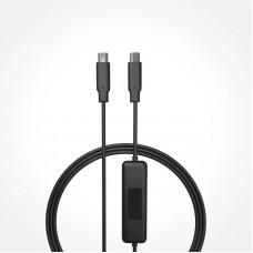 High Quality 1.5M Deep Gray 100W Data Cable Real-time Power LCD Display with Dual Type-C Interface