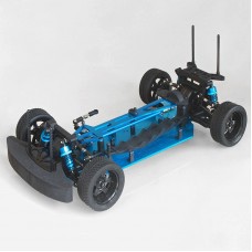 1:10 HSP Unlimited 94123 Drift Car Frame Finished Version RTR Kit Empty Frame with Metal Chassis and RC Tyre